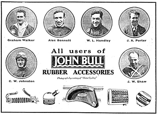 John Bull Motor Cycle Tyres & Rubber Accessories                 