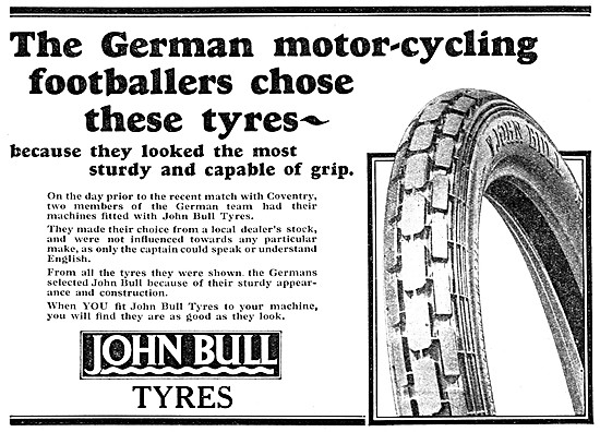 John Bull Motorcycle Tyres                                       