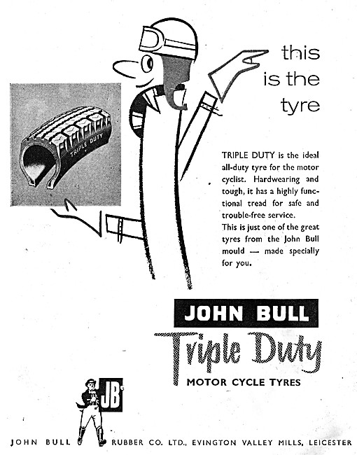 John Bull Triple Duty Motor Cycle Tyres                          