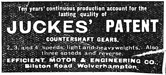 Juckes Countershaft Gears                                        