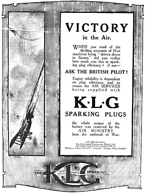KLG Spark Plugs                                                  