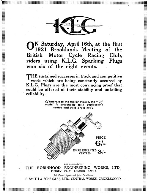 K.L.G.Spark Plugs                                                