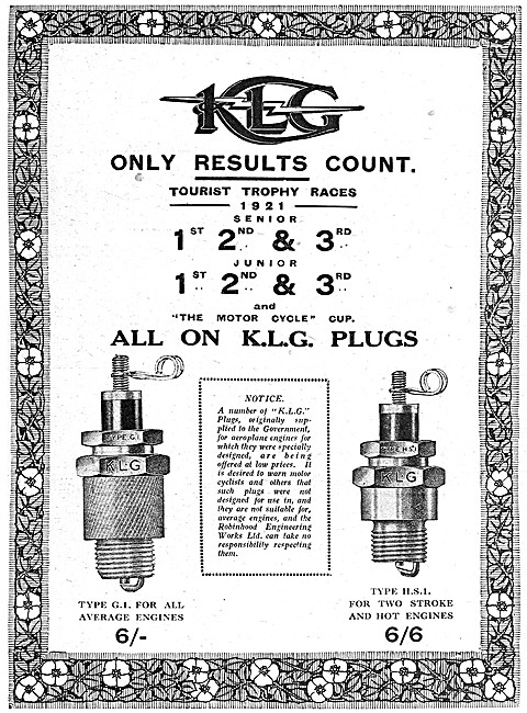 KLG Spark Plugs                                                  