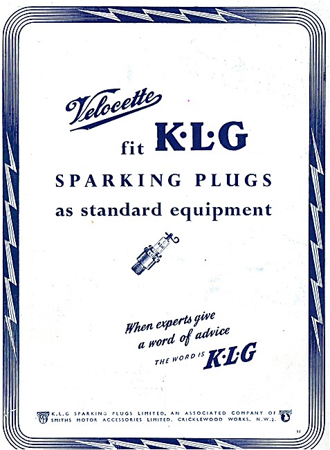 KLG Spark Plugs                                                  