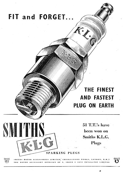 Smiths KLG Spark Plugs                                           