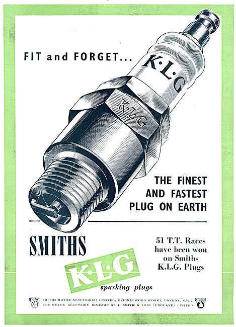 Smiths KLG Spark Plugs                                           