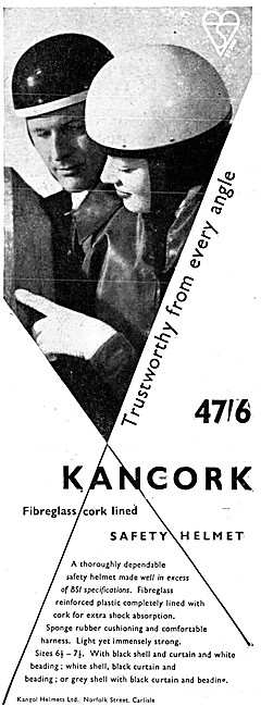 Kangol KANCORK Crash Helmet 1956                                 