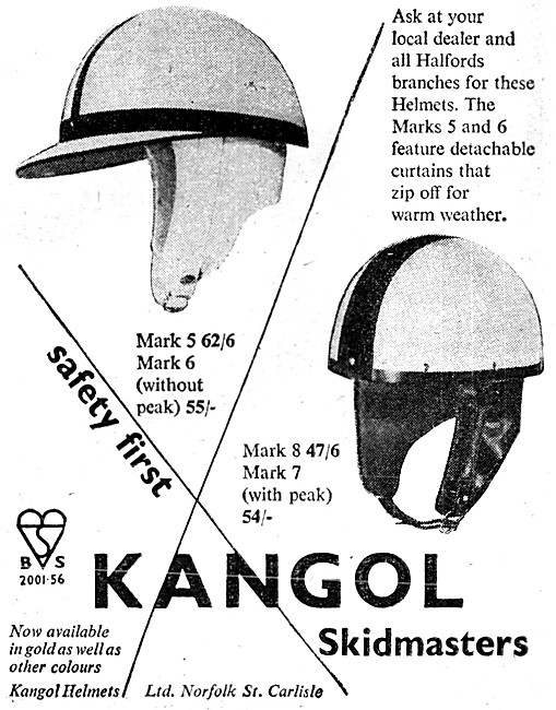 Kangol Mark 5 Crash Helmet                                       