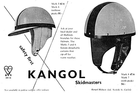 Kangol Mark 8 Crash Helmets                                      