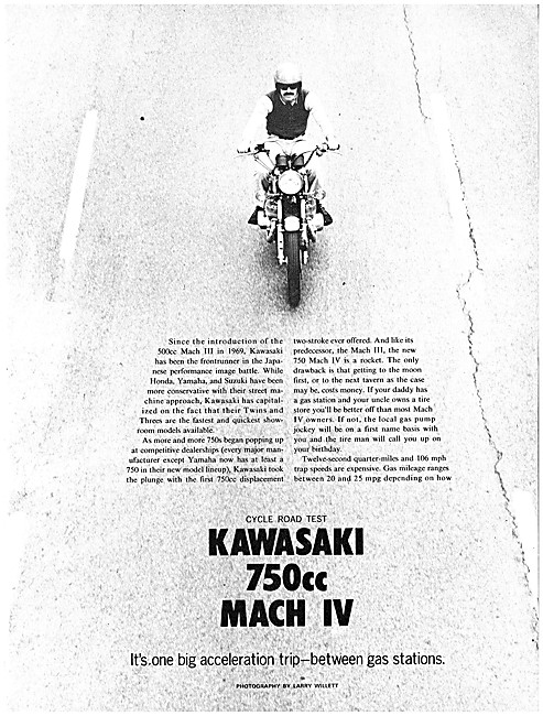 1971 Kawasaki 750 Mach IV                                        