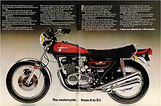 1972 Kawasaki Z-1                                                