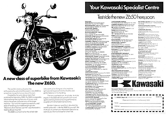 Kawasaki Z650                                                    