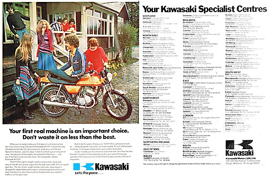 1977 Kawasaki KH125                                              