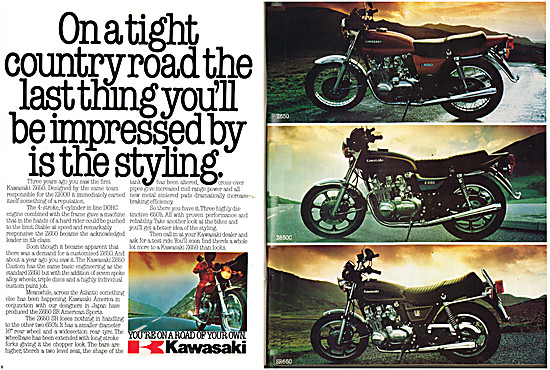 1979 Kawasaki Z650 - Kawasaki Z1000                              