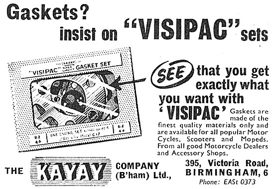 Kayay Visipac Gasket Sets                                        