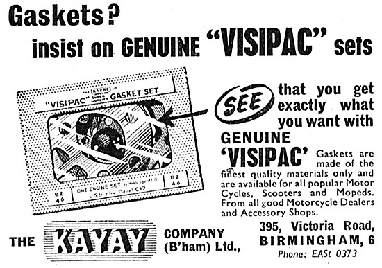 Kayay Visipac Gasket Sets                                        