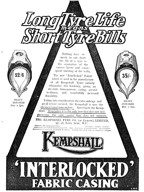 Kempshall Interlocked Fabric Casing Tyres                        