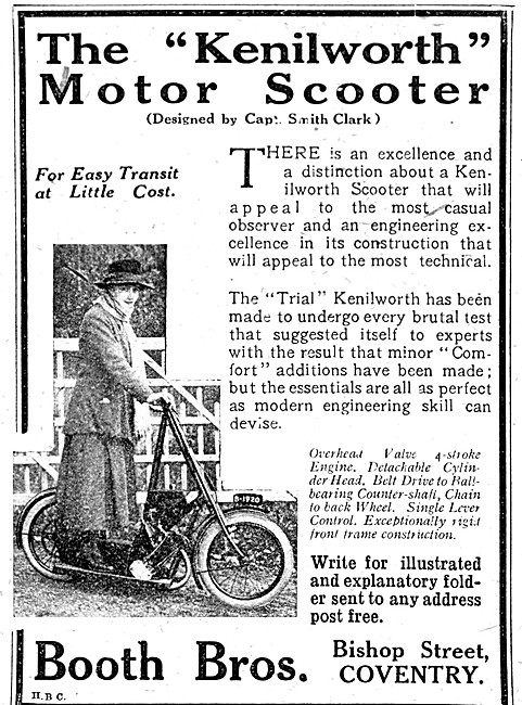 The Kenilworth Motor Scooter                                     