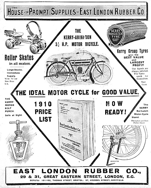 1909 Kerry-Abingdon 3.5 HP Motor Cycle                           