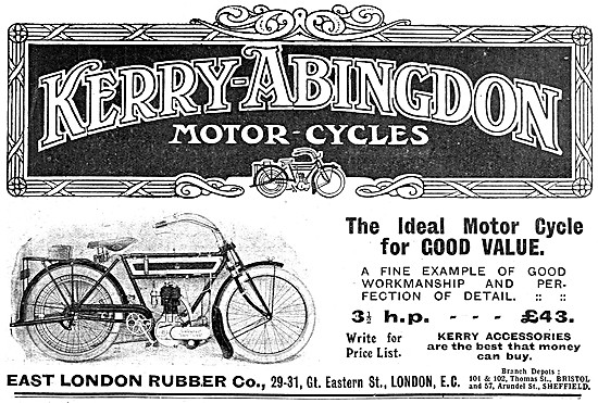 1909 Kerry-Abingdon Motor Cycles                                 