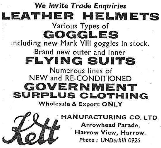 Kett Motor Cycle Clothing                                        