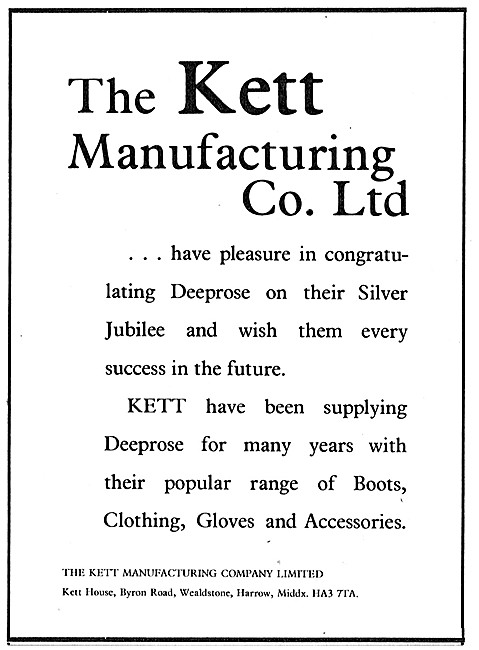 Kett Motor Cycle Clothing                                        