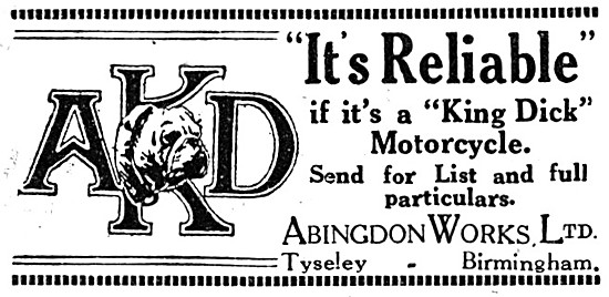 AKD Motor Cycles - Abingdon King Dick Motor Cycles               