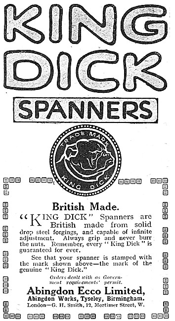 Abingdon King Dick Hand Tools - King Dick Spanners & Socket Sets 