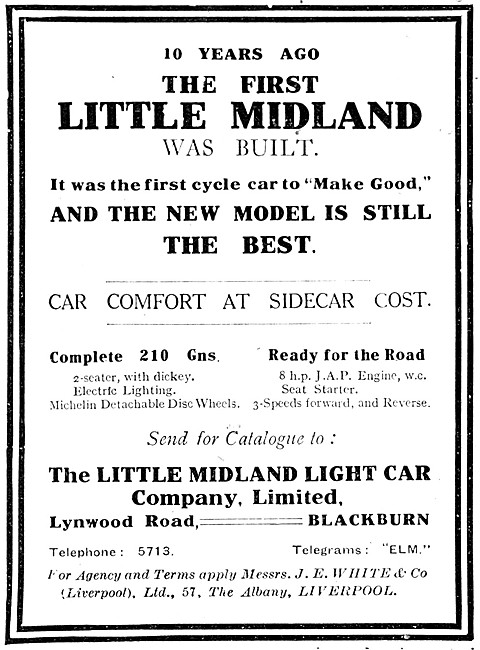1920 Little Midland Cars                                         