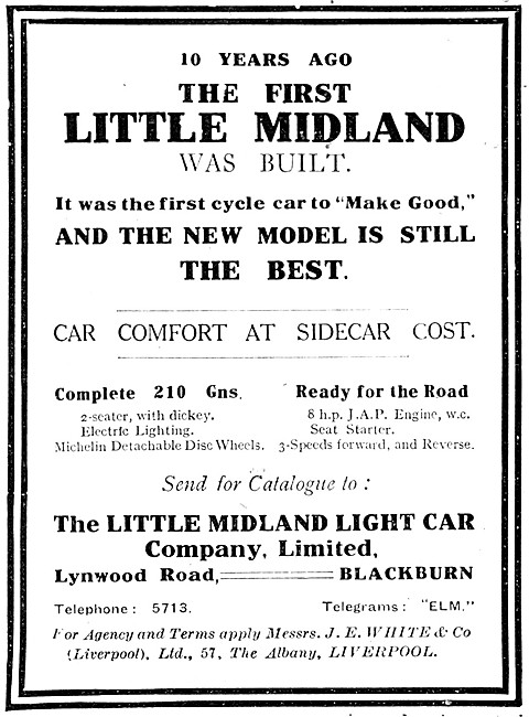 1920 Little Midland Cars                                         