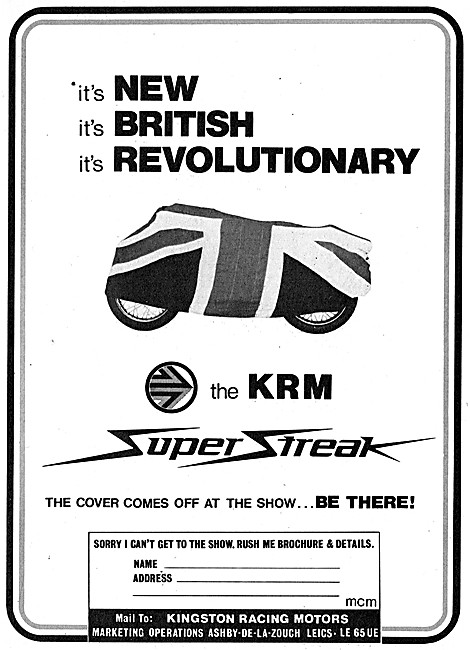 KRM Super Streak Racing Motor Cycle                              