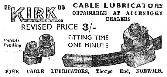 Kirk Cable Lubricators                                           