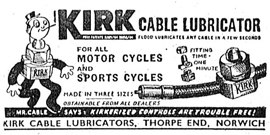 Kirk Cable Lubricators                                           