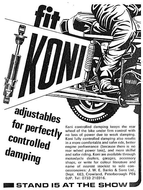 Koni Dampers - Koni Motor Cycle Shock Absorbers                  