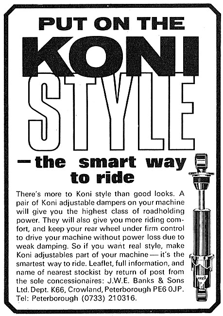 Koni Dampers - Koni Motor Cycle Shock Absorbers                  