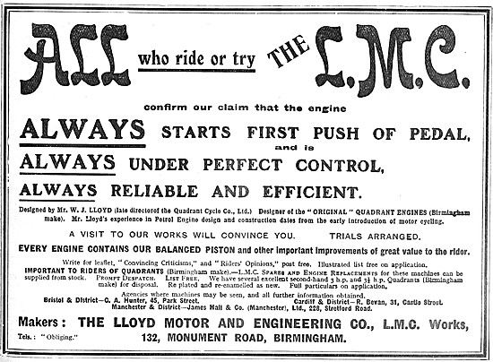LMC. Motor Cycles                                                