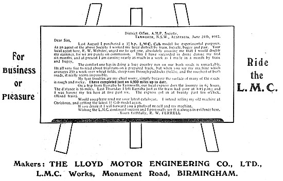 L.M.C. Motor Cycles - LMC Motor Cycles                           