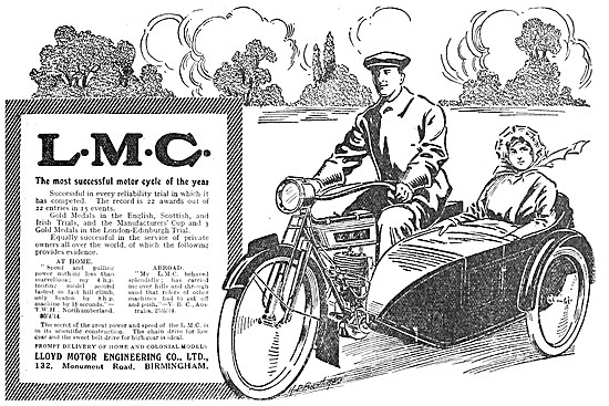 L.M.C. Motor Cycles  - 1914 LMC Motor Cycles                     