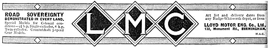 1916 L.M.C. Motor Cycles                                         