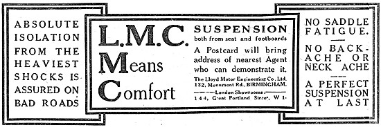 L.M.C. Motor Cycles 1920                                         