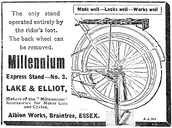 Lake & Elliot Millenium Accessories - Motor Cycle Stand          