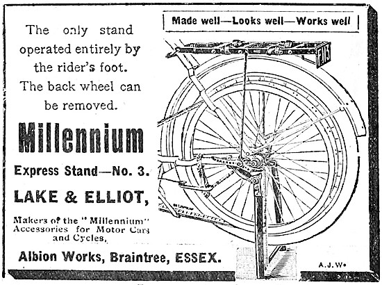 Lake & Elliot Millenium Accessories - Motor Cycle Stand          