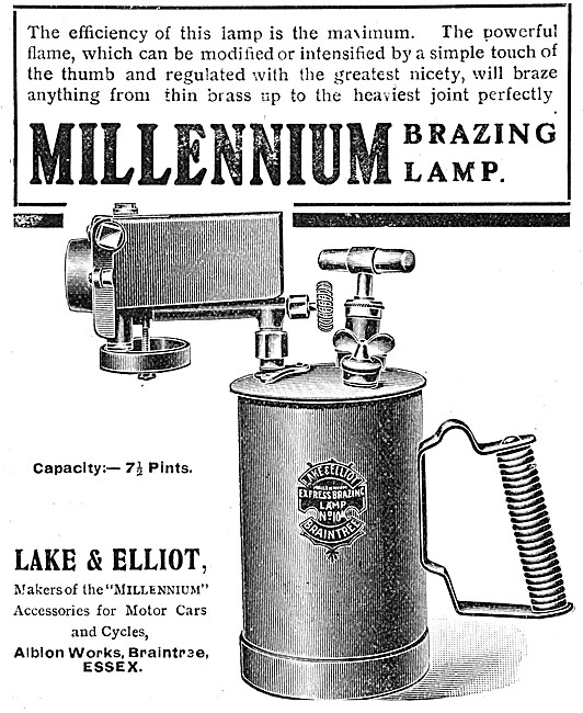 Lake & Elliot Brazing Lamp                                       