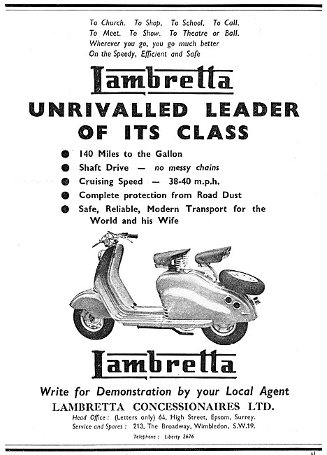 Lambretta Motor Scooters                                         