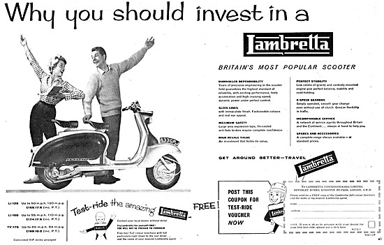 Lambretta Motor Scooters 1959                                    