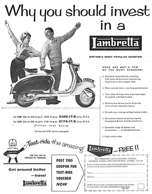 Lambretta LI Series Motor Scooters                               