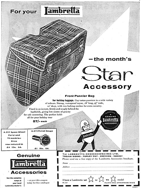 Lambretta Star Accessories                                       