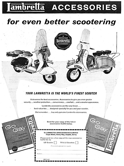 Lambretta Accessories 1960                                       