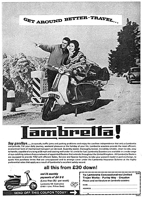 1963 Lambretta Motor Scooters                                    