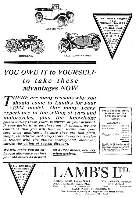 Lambs Motor Cycle Sales & Service                                